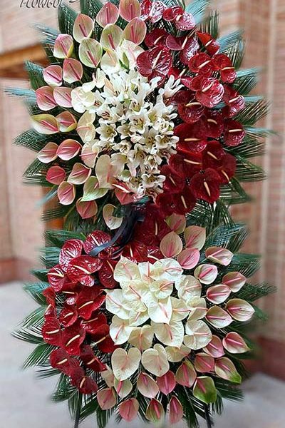 تاج گل اروپایی لاکچری برای عرض تبریک با کد( taj-42)